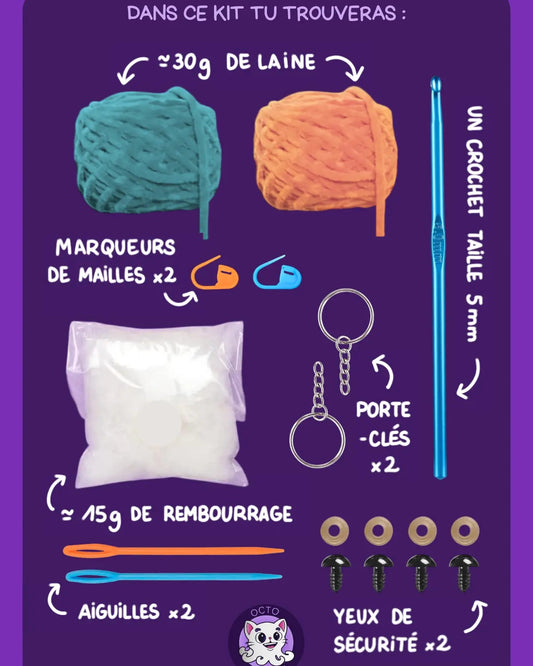 Poulpy Kit - Un kit crochet spécial débutant