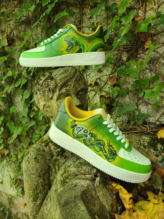 Sneakers serpent & crâne