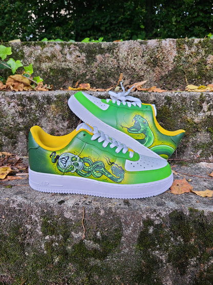 Sneakers serpent & crâne