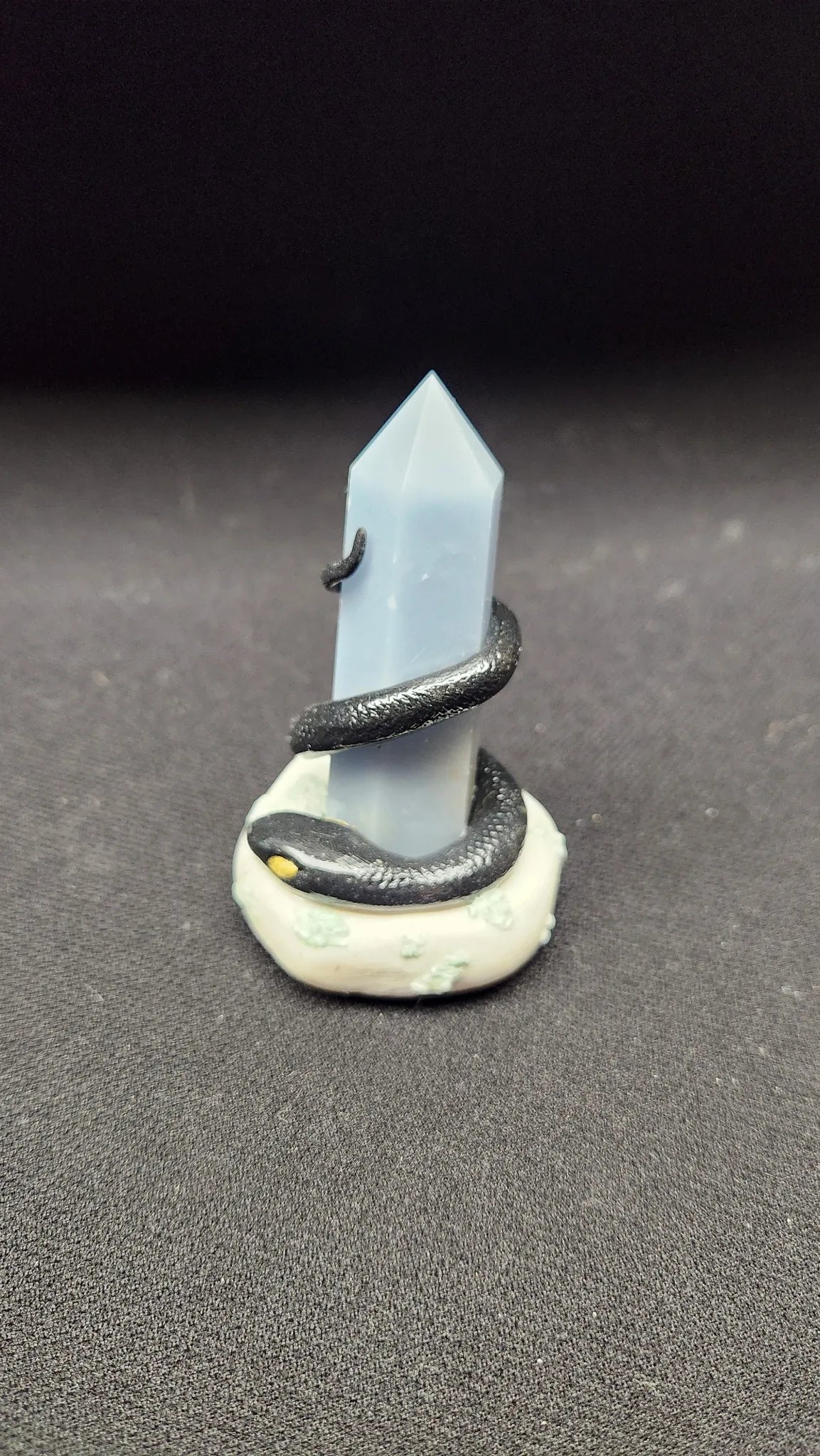 Cristal Aigue-Marine & Serpent 🐍🔮