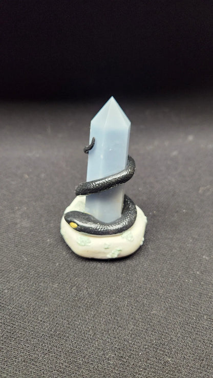 Cristal Aigue-Marine & Serpent 🐍🔮