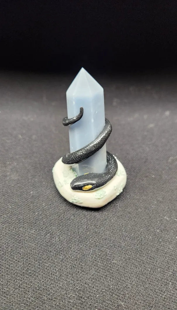 Cristal Aigue-Marine & Serpent 🐍🔮