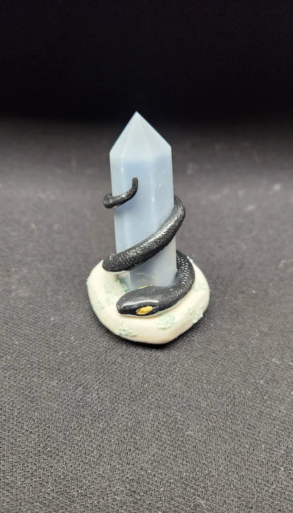 Cristal Aigue-Marine & Serpent 🐍🔮