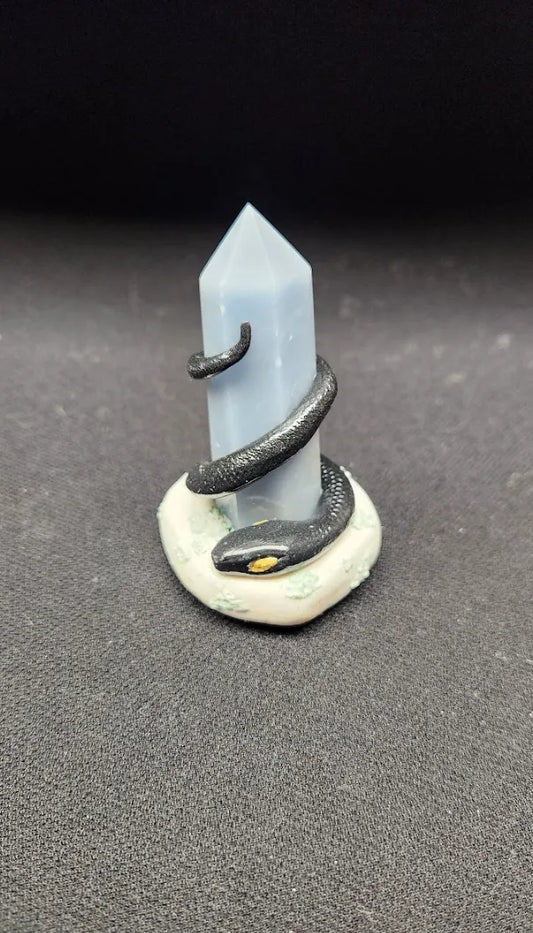 Cristal Aigue-Marine & Serpent 🐍🔮