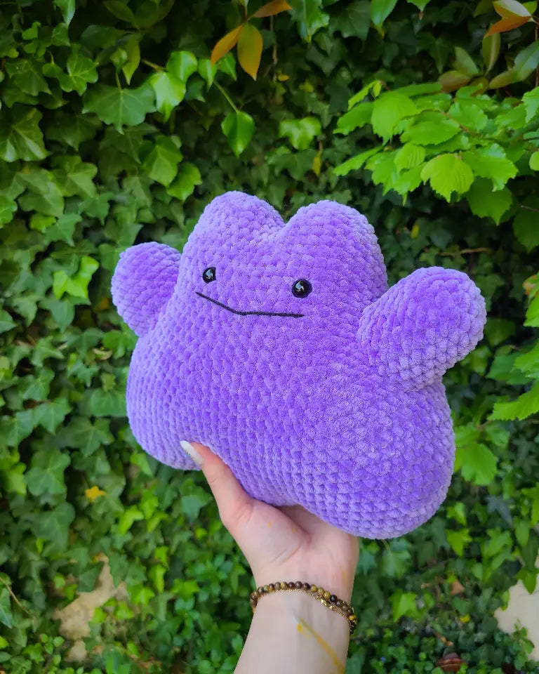 metamorph ditto violet au crochet, polyester Oeko-Tex, couleur personnalisable