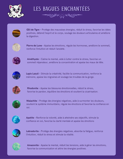 Bagues en pierres naturelles 💍