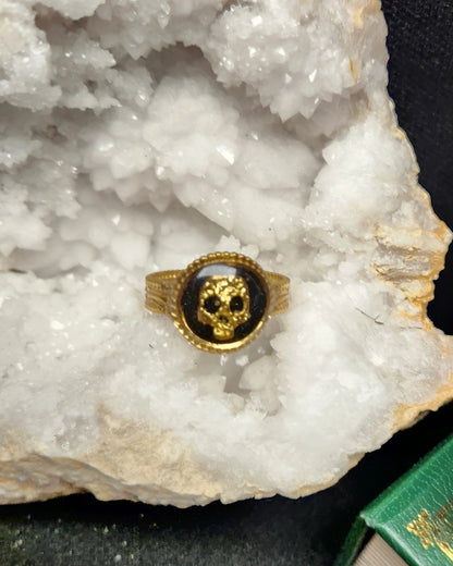 bague avec crane idée cadeau gothique
