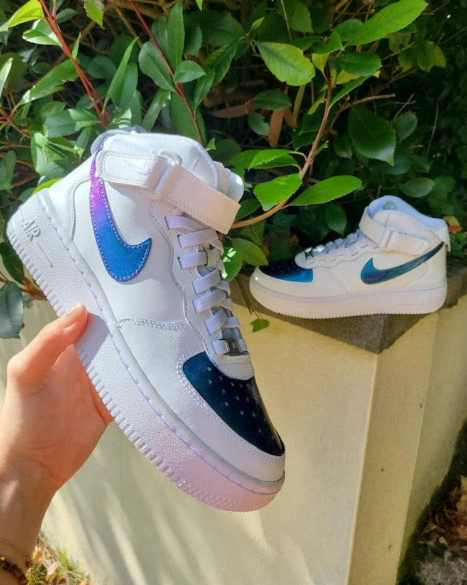 peinture cameleon custom air force 1 low mid