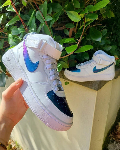 peinture cameleon custom air force 1 low mid