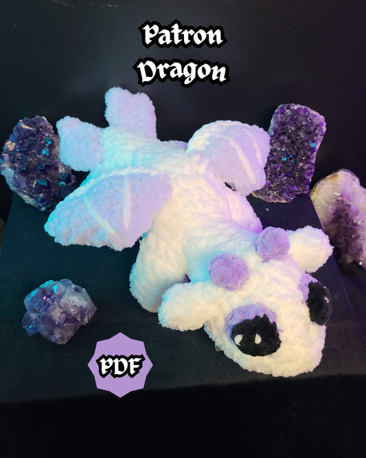 amigurumi pattern dragon