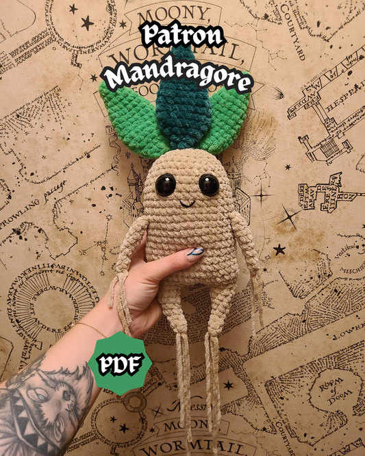 amigurumi pattern mandragora