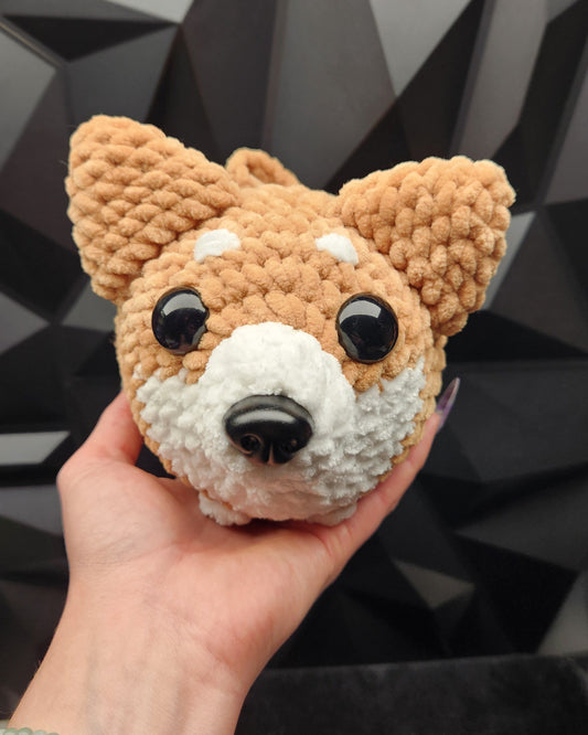 peluche au crochet shiba inu dodu boule