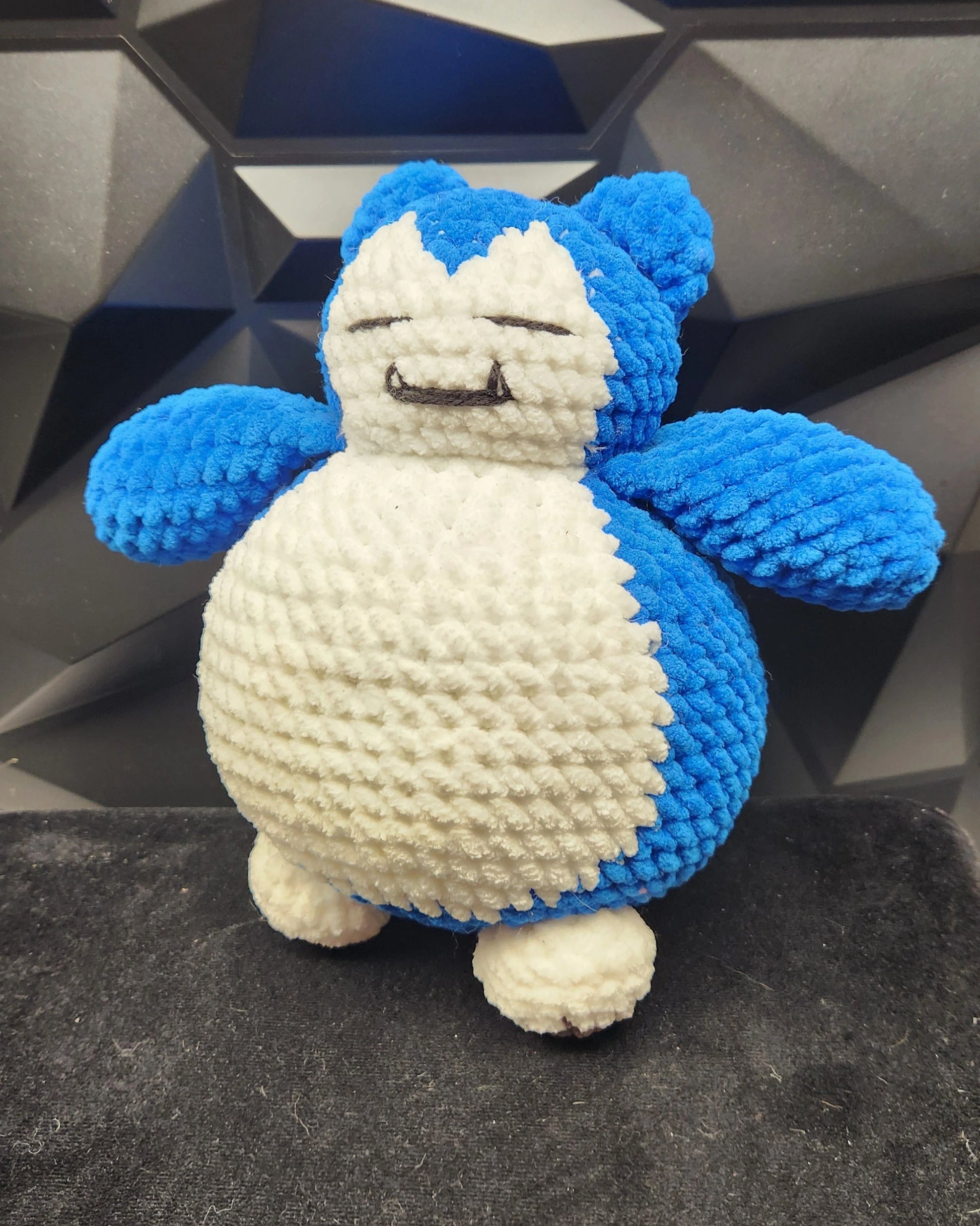 peluche ronflex pokemon fan art crochet amigurumi
